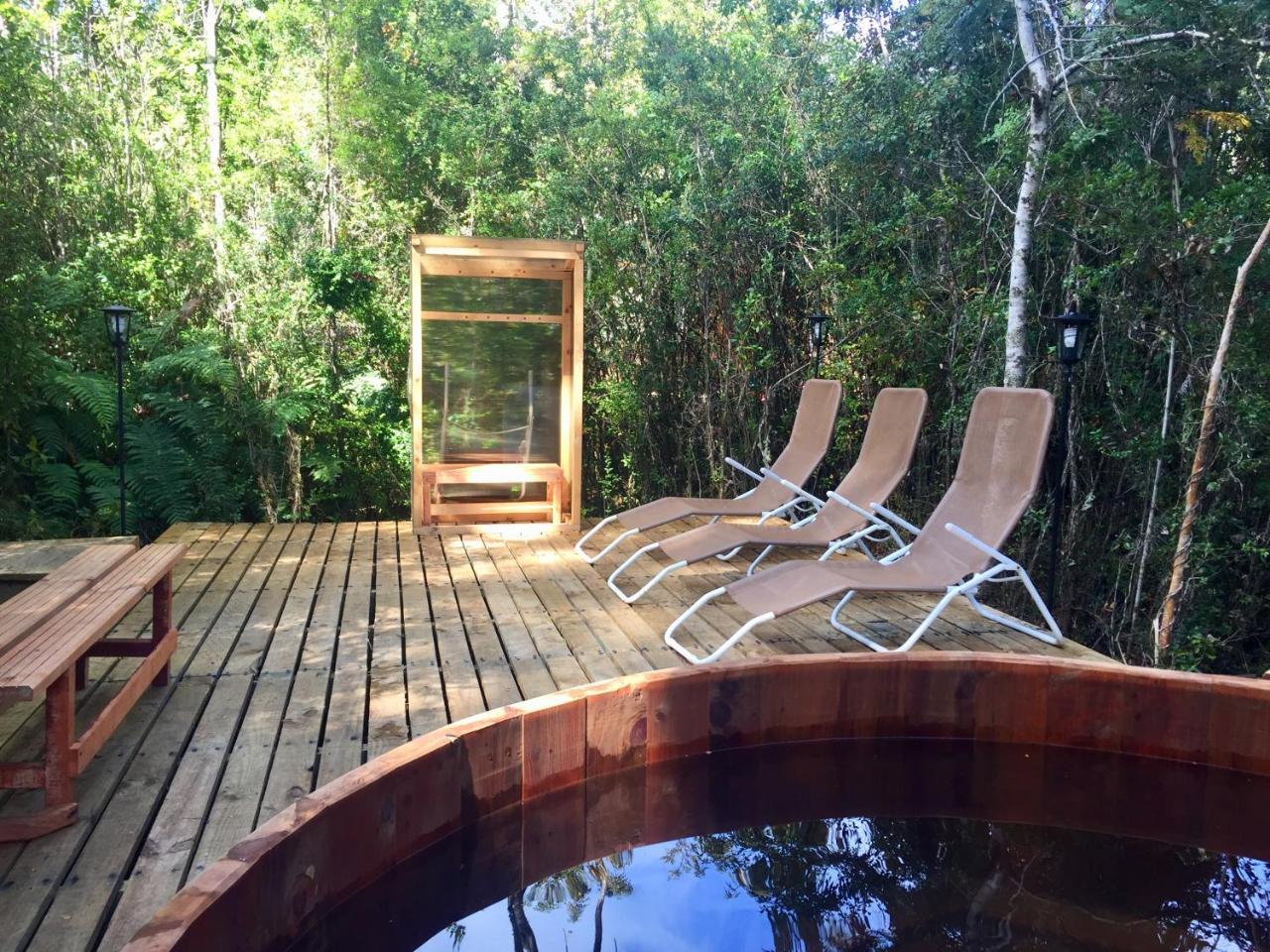 Cabanas Nutrias Patagonicas Puelo River Eksteriør billede